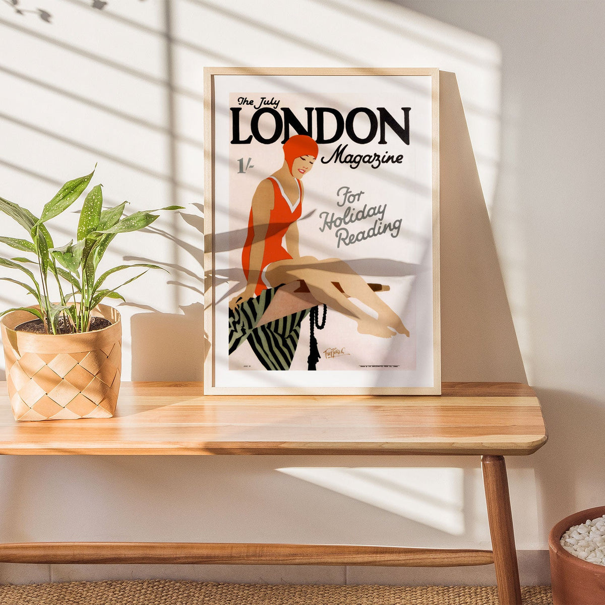 London Magazine Travel Poster