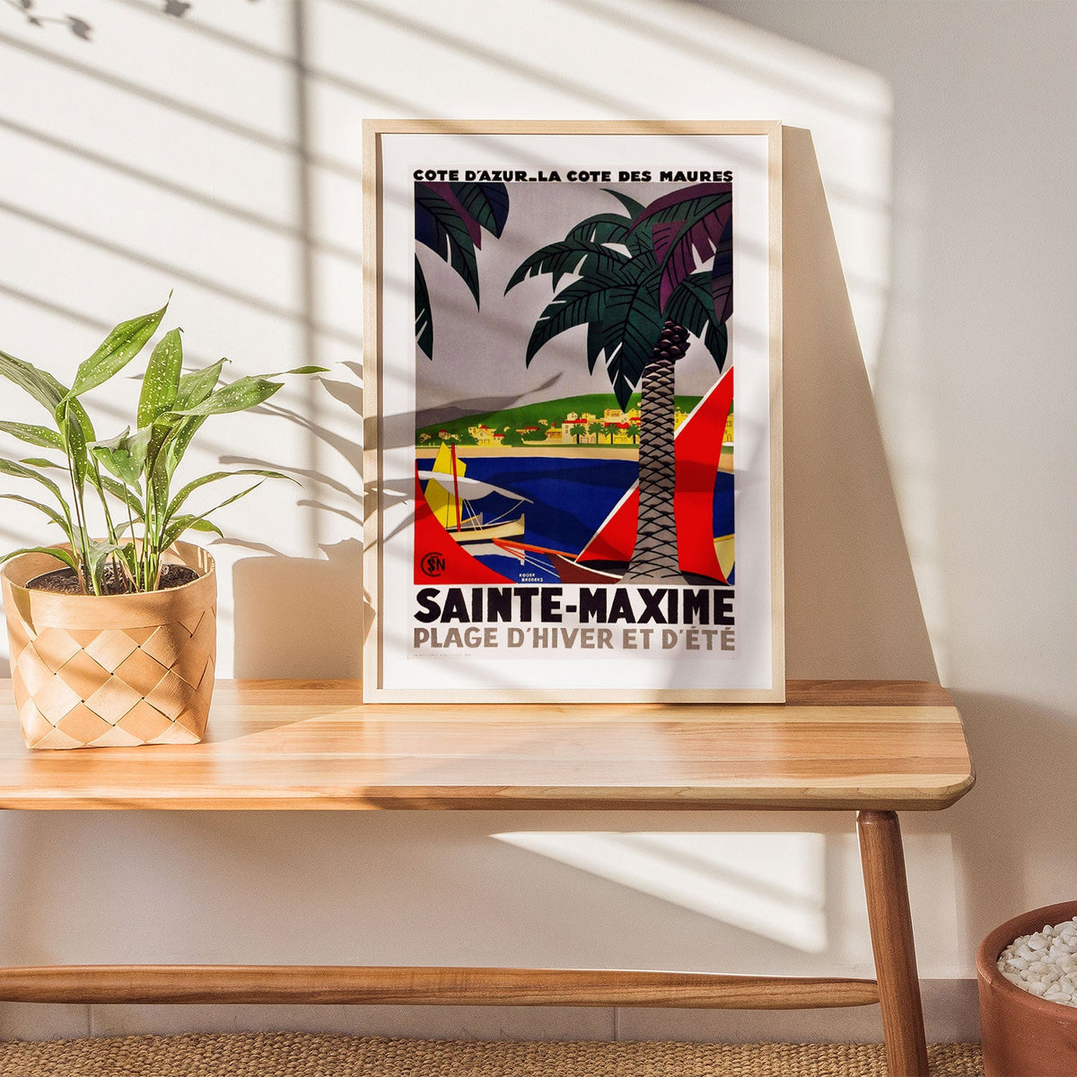 Sainte Maxime Travel Poster