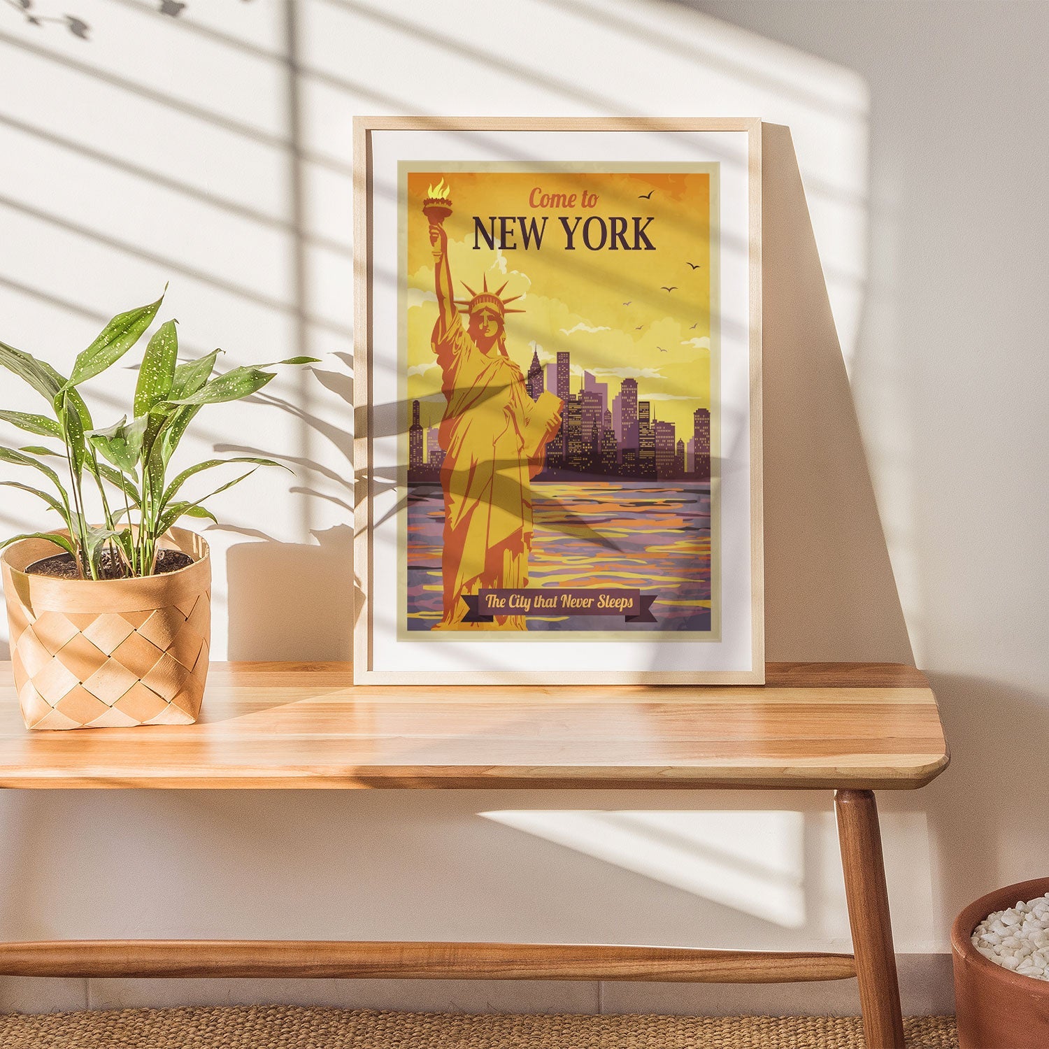 Buy Travel to New York Poster Vintage Travel Poster Art & Prints Online ...
