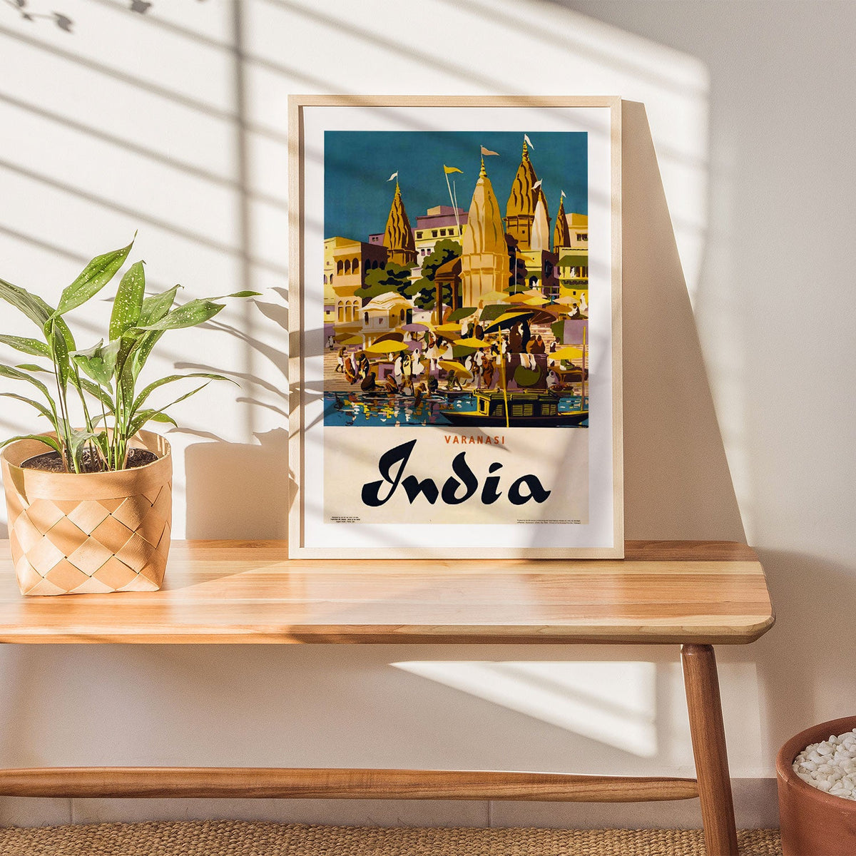 Varanasi India Travel Poster