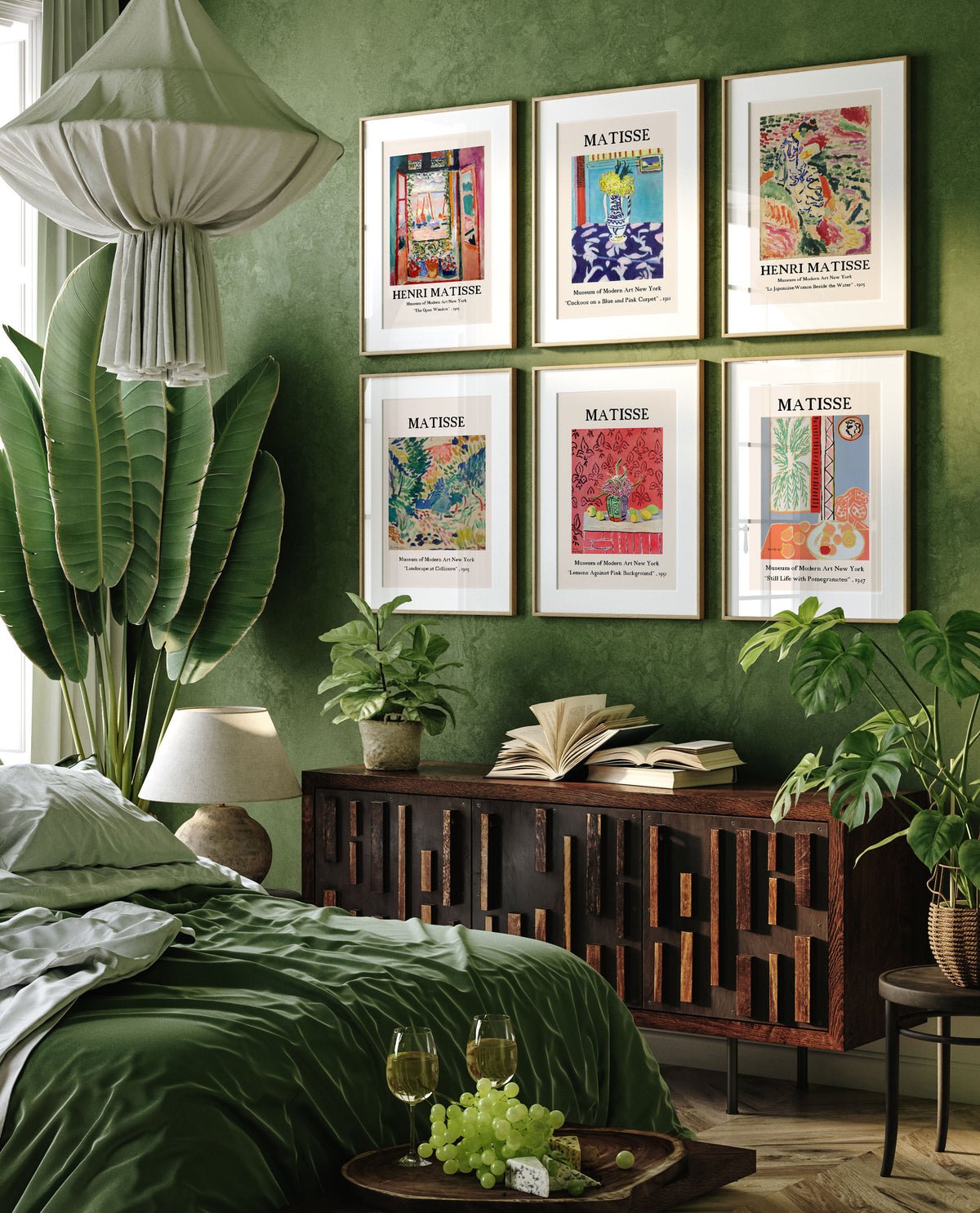 Henri Matisse Art Set of 6, Matisse Exhibition Poster, Matisse Poster, Matisse Gallery Wall Art