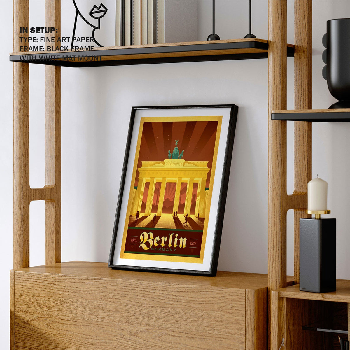 Berlin Travel Poster