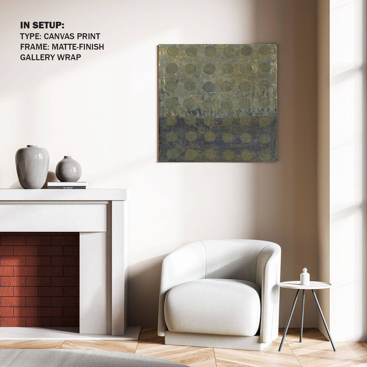 Abstract Circle Pattern Painting
