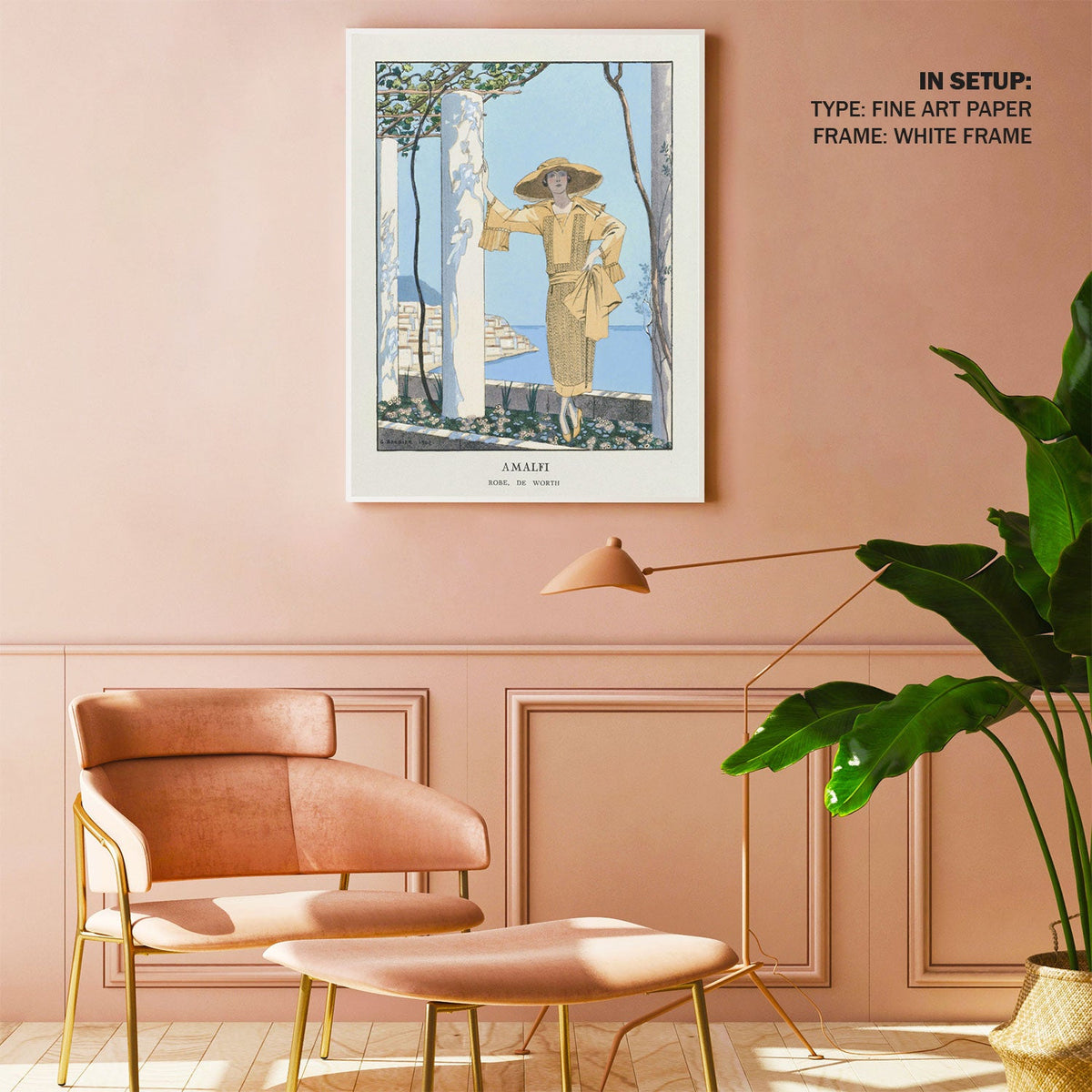 A palm beach, Fashion Poster
