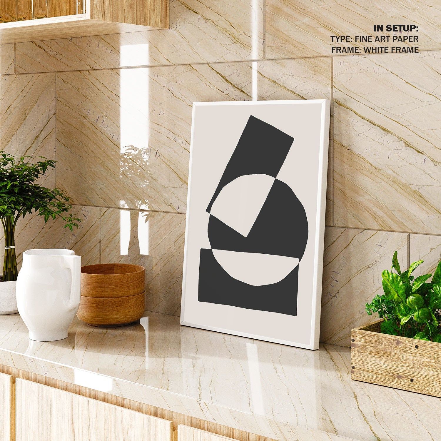 Angular I: Buy Best Framed Minimalist Art Painting Online – Dessine Art