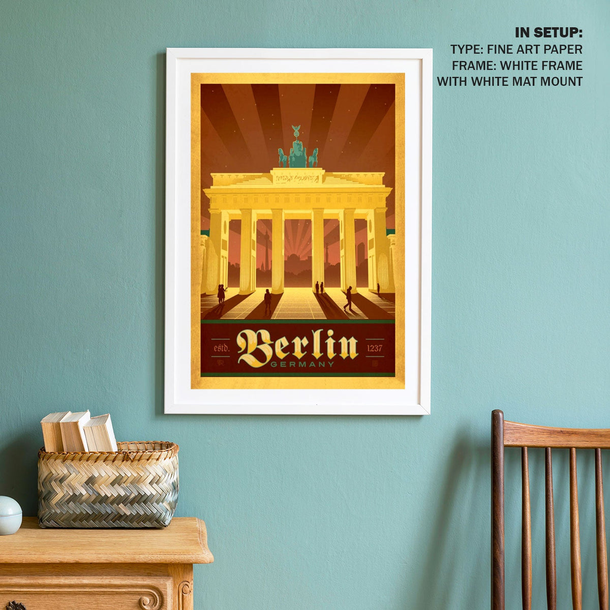 Berlin Travel Poster