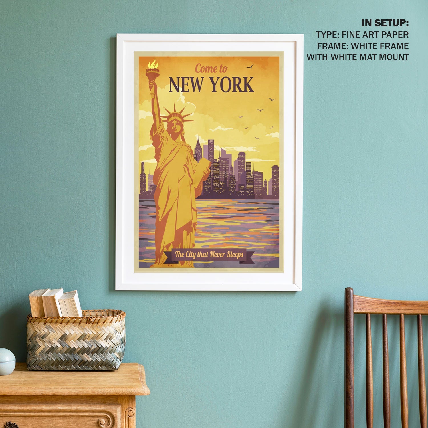 Buy Travel to New York Poster Vintage Travel Poster Art & Prints Online ...