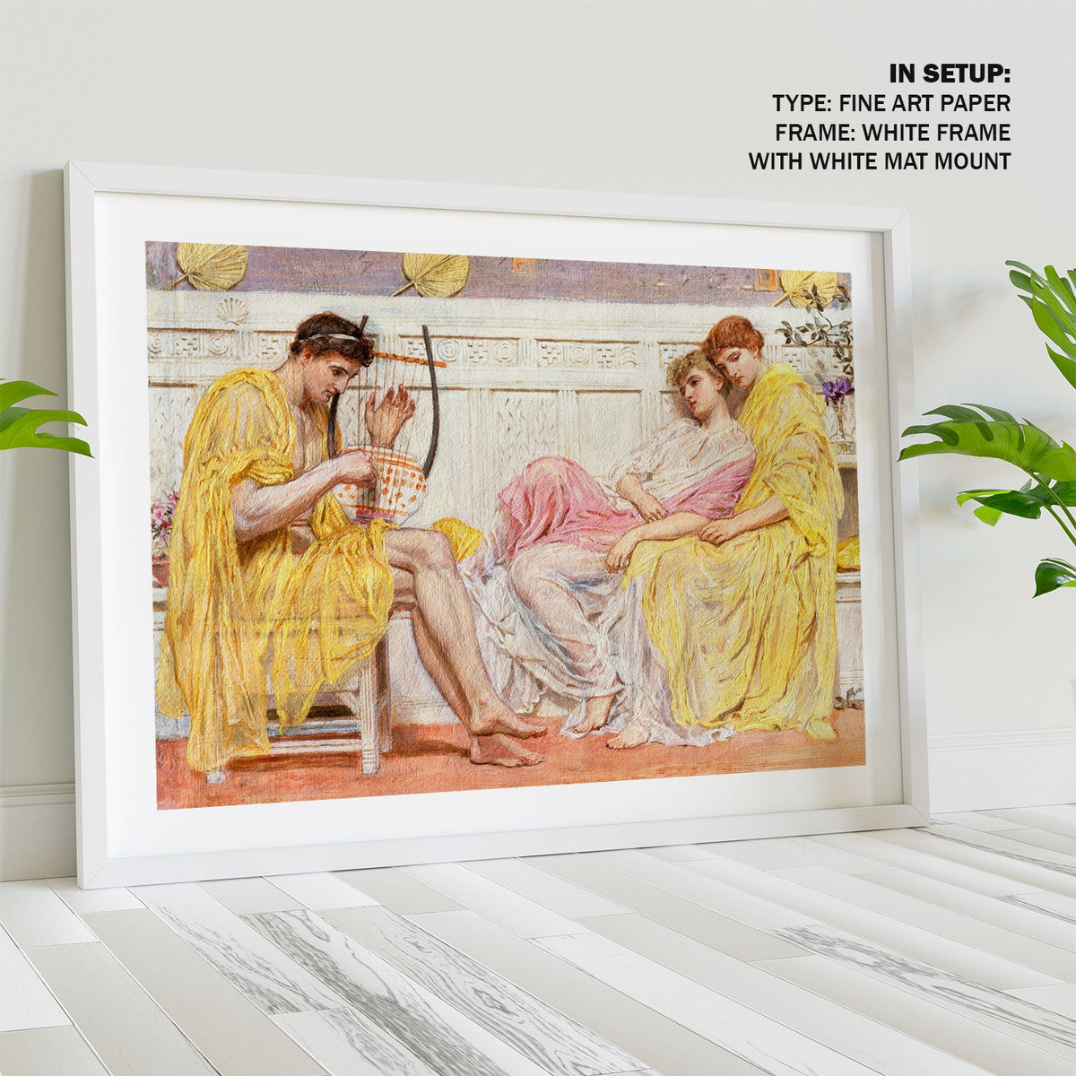 A Musician by Albert Joseph Moore Famous Painting