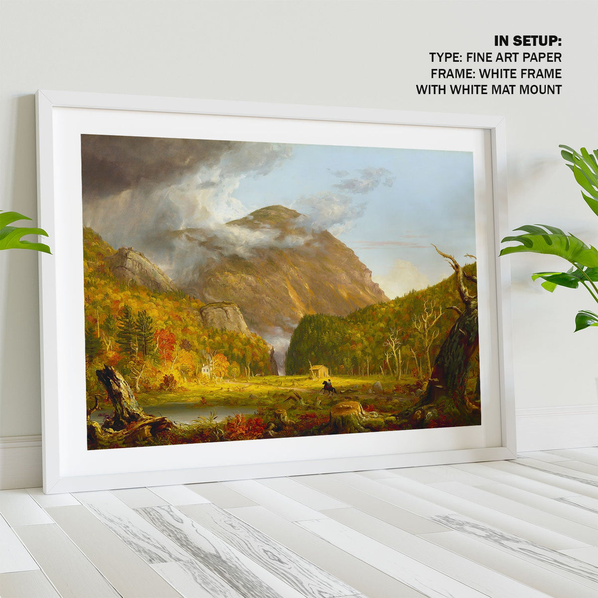 A View of the Mountain Pass by Thomas Cole Famous Painting