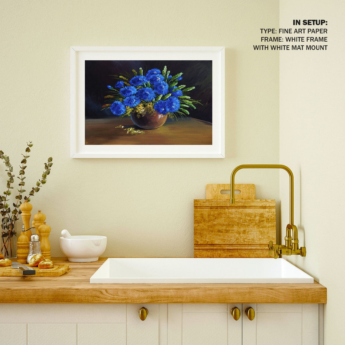A bouquet of flowers, Botanical Flower Paintings