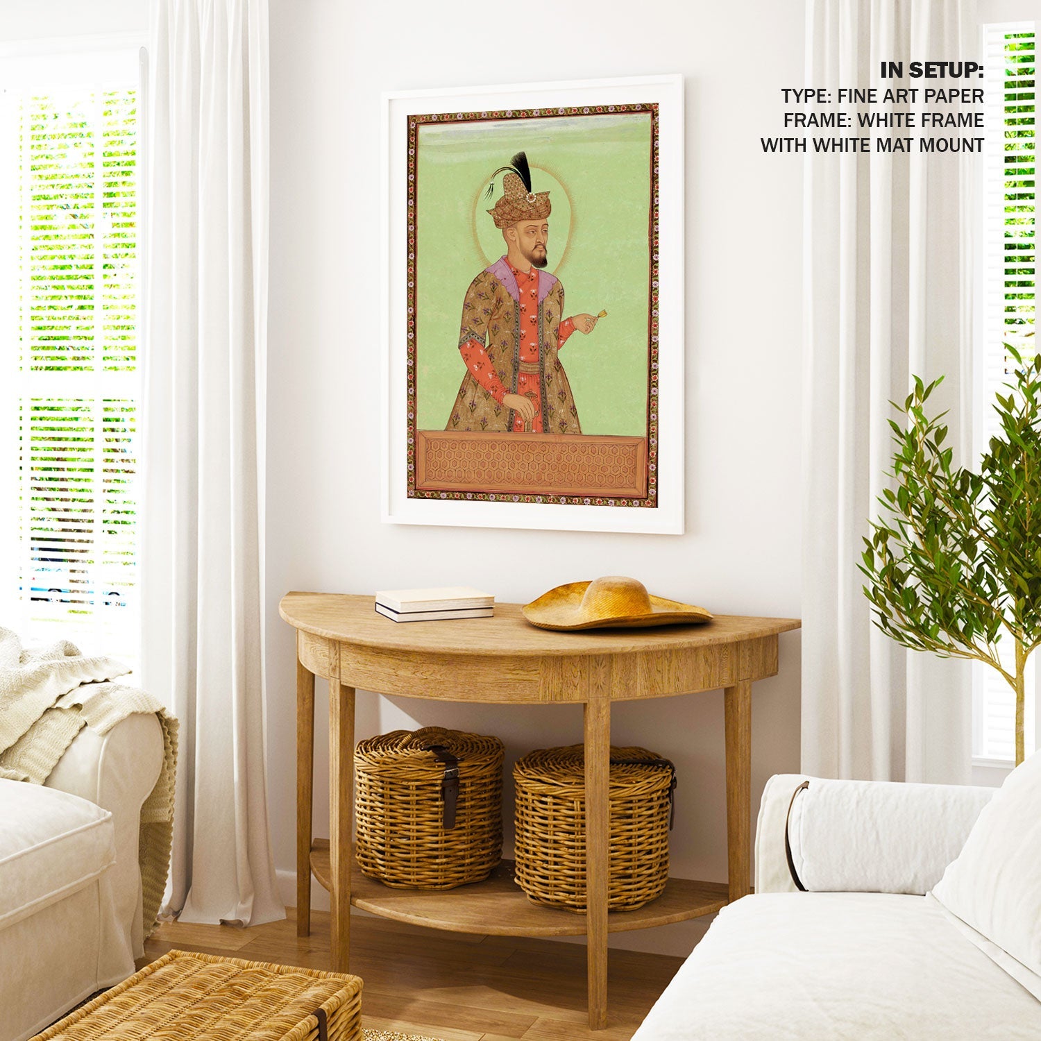 Portrait of Humayun son of babur: Buy Mughal Miniature Paintings ...