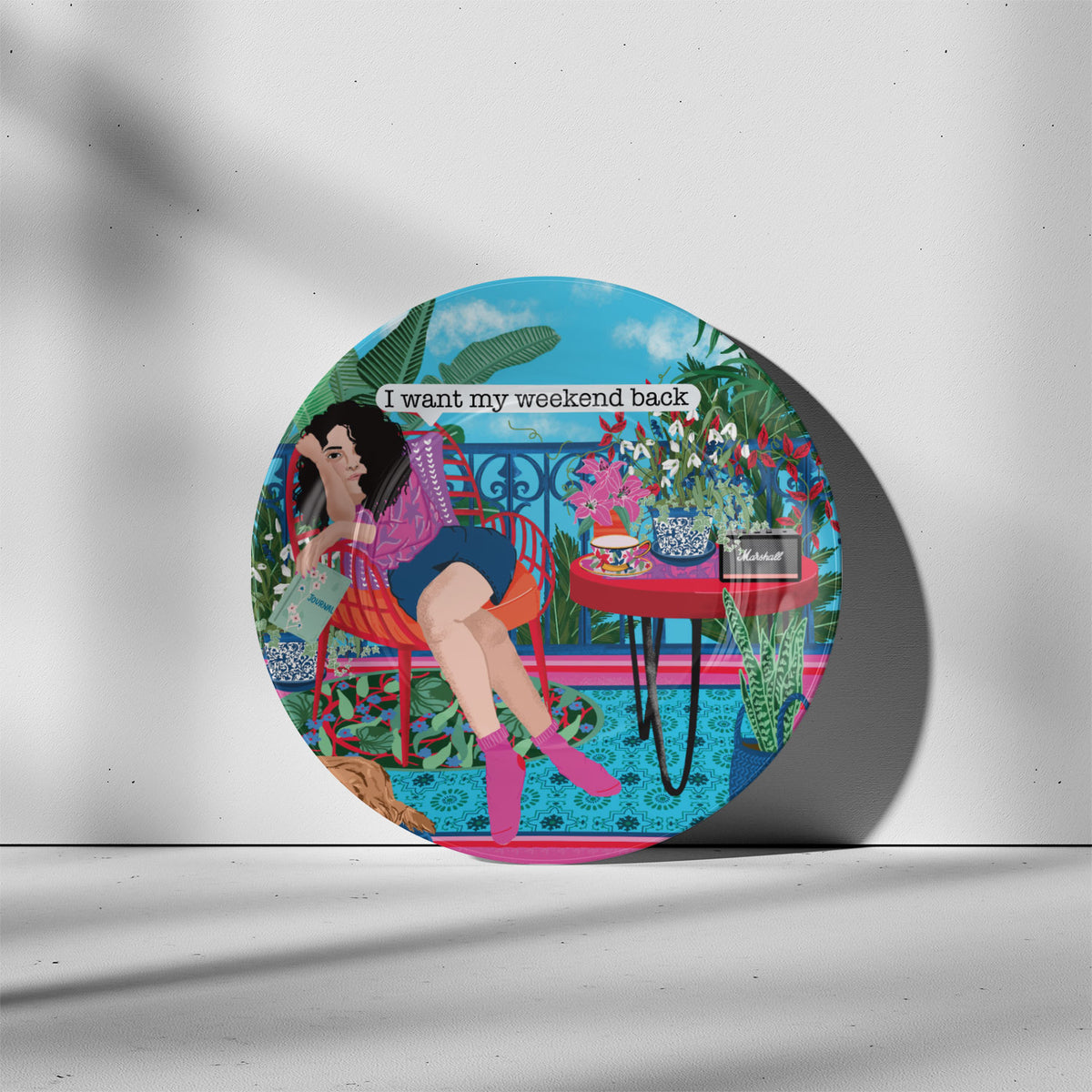 Monday Hues, Decor Art Plates