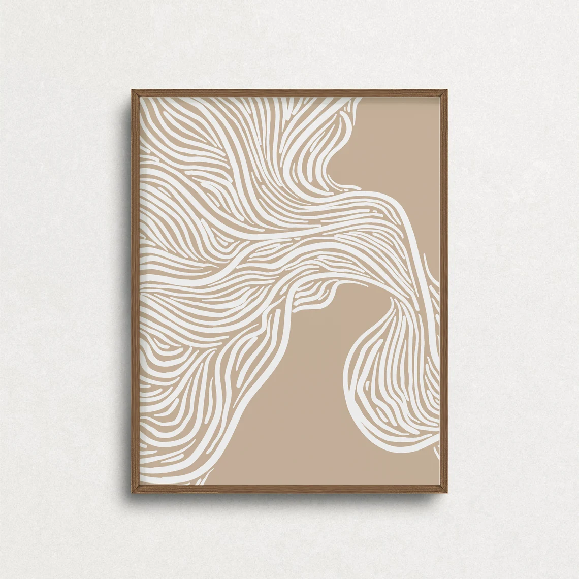 Abstract Gallery Wall Minimal Art Set of 6, Contemporary Wall Art, Minimal Wall Set