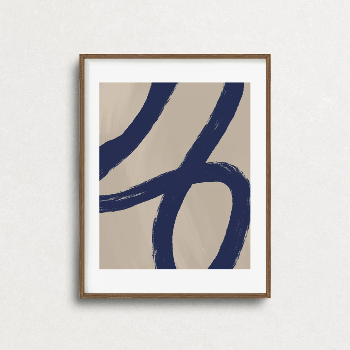 Abstract Gallery Wall Minimal Art Set of 6, Contemporary Wall Art, Minimal Wall Set
